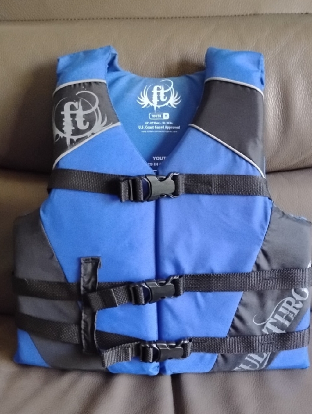 Youth Blue Life Jacket Vest